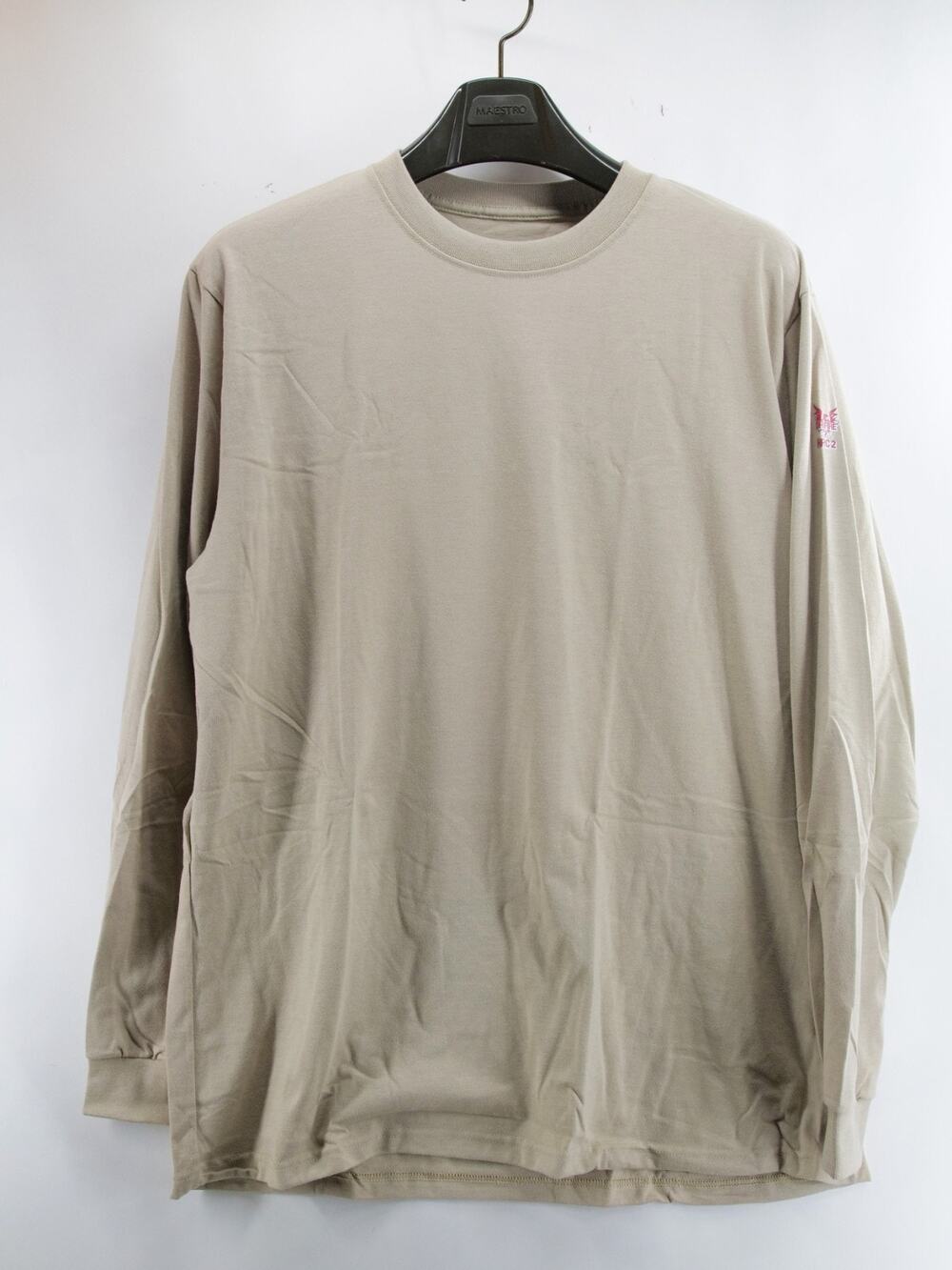 DriFire Long Sleeve Shirt Mens Large Beige Flame Resistant Welder DriRelease